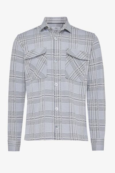 Geruit gold overshirt
