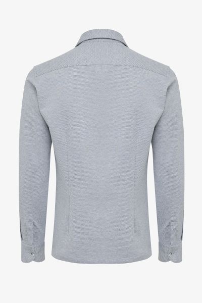 Lichtgrijs Gold overshirt veratti