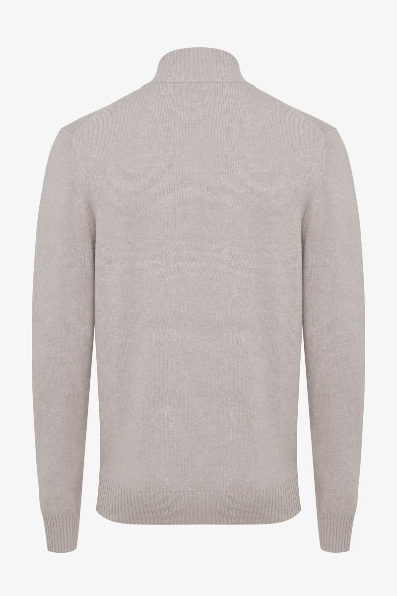 Beige wol cashmere cardigan