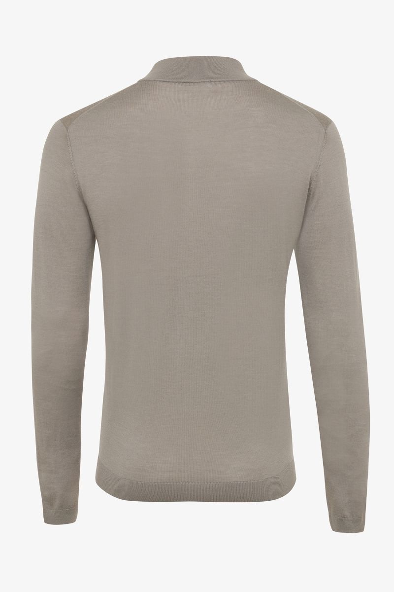 Gold turtle zip beige