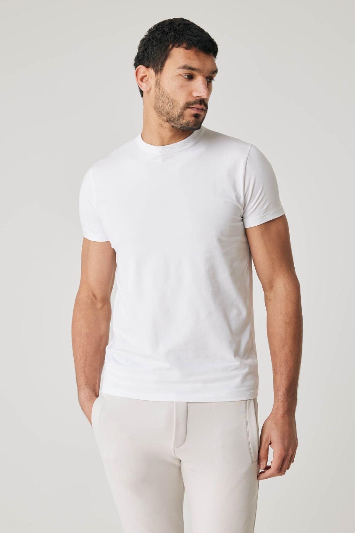 Wit ice-cotton T-shirt