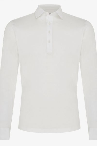 Overhemd Polo Kraag Wit