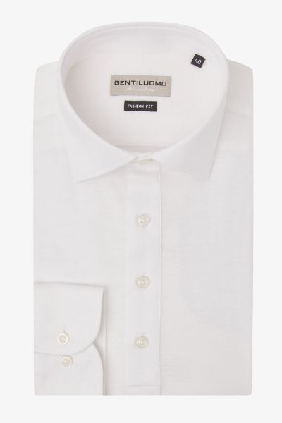 Overhemd Polo Kraag Wit