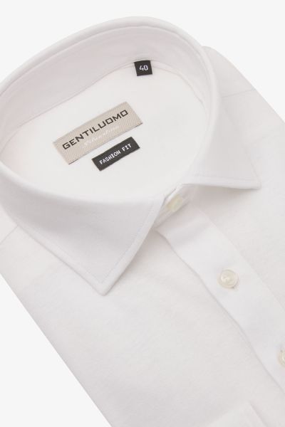 Overhemd Polo Kraag Wit