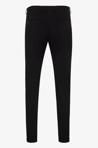 Zwarte dynamic stretch pantalon