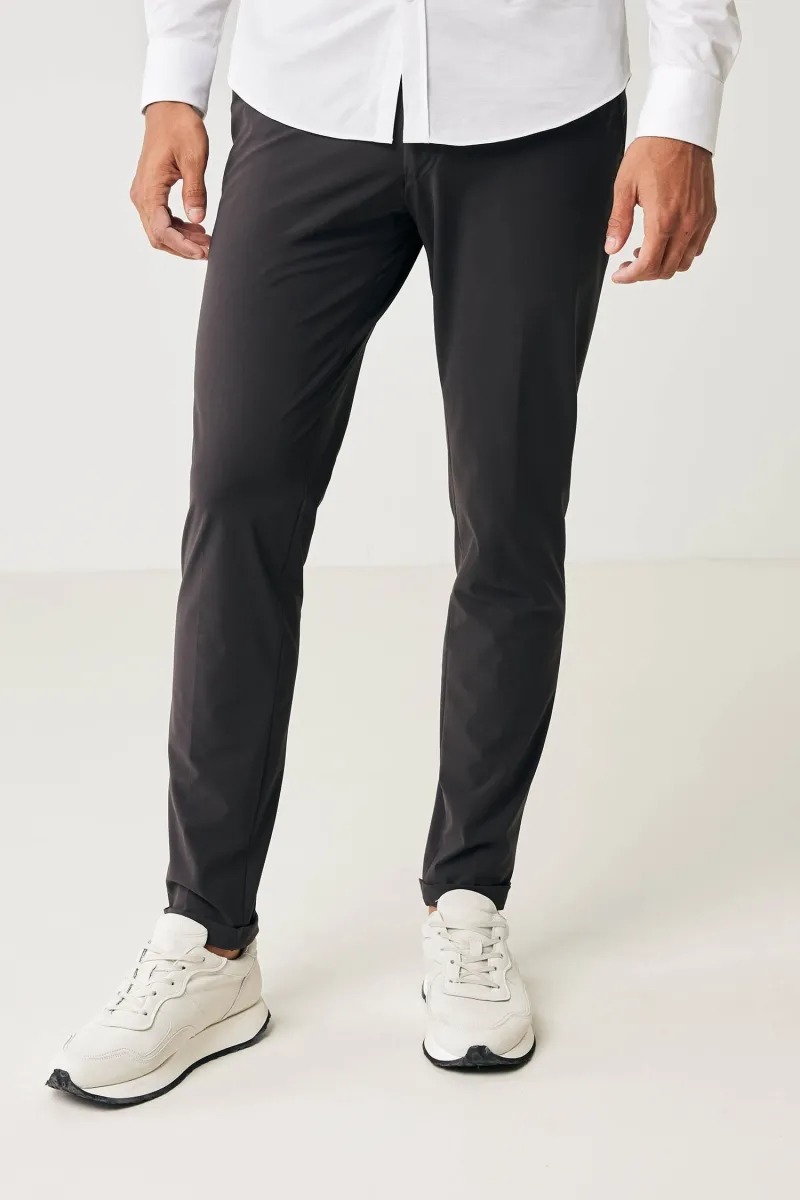 Zwarte dynamic stretch pantalon