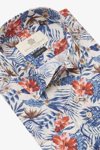 Overhemd Slim-Fit Print
