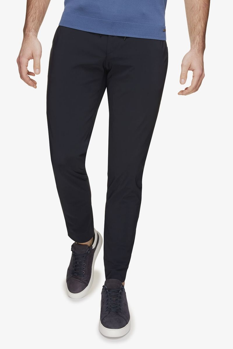 Dynamic Stretch Pantalon koord Donkerblauw