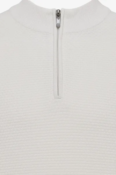 Off-white cool dry structuur turtle zip