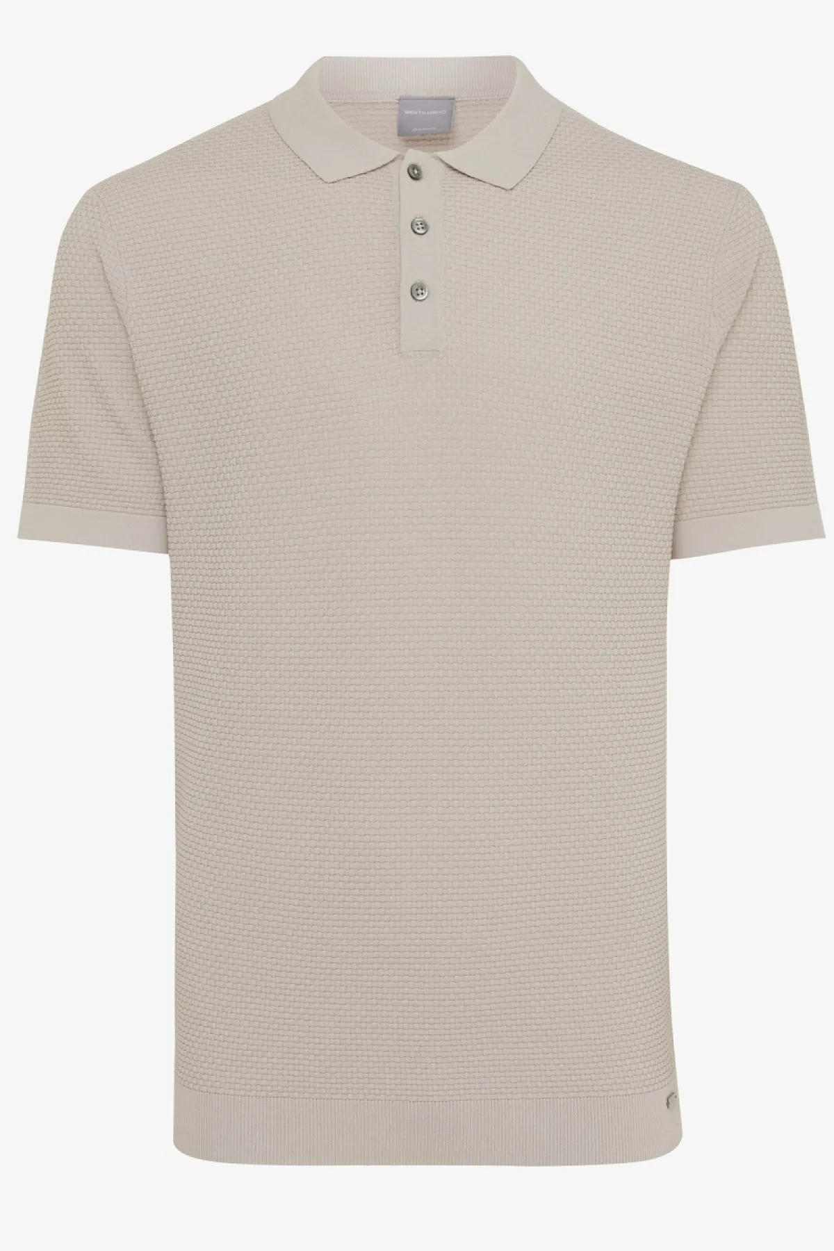 Beige cool dry structuur polo