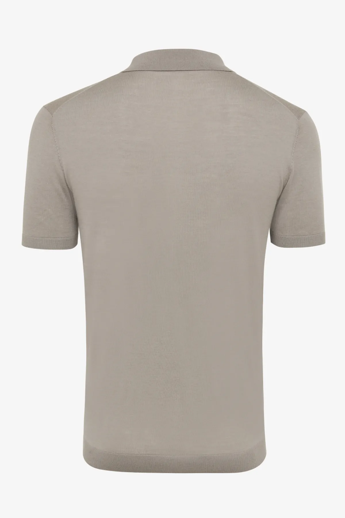Taupe gold polo