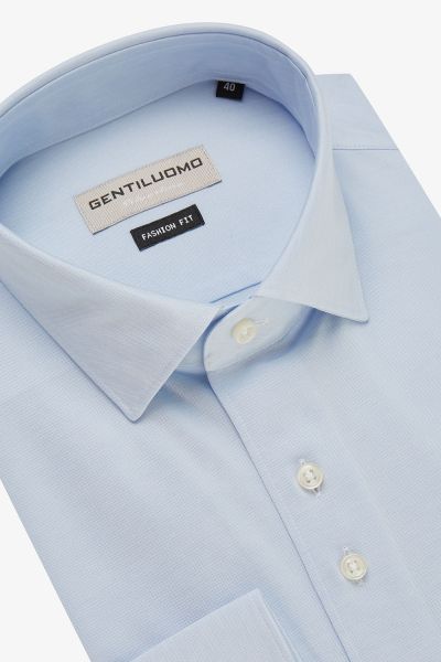 Supreme Jersey Overhemd Lichtblauw