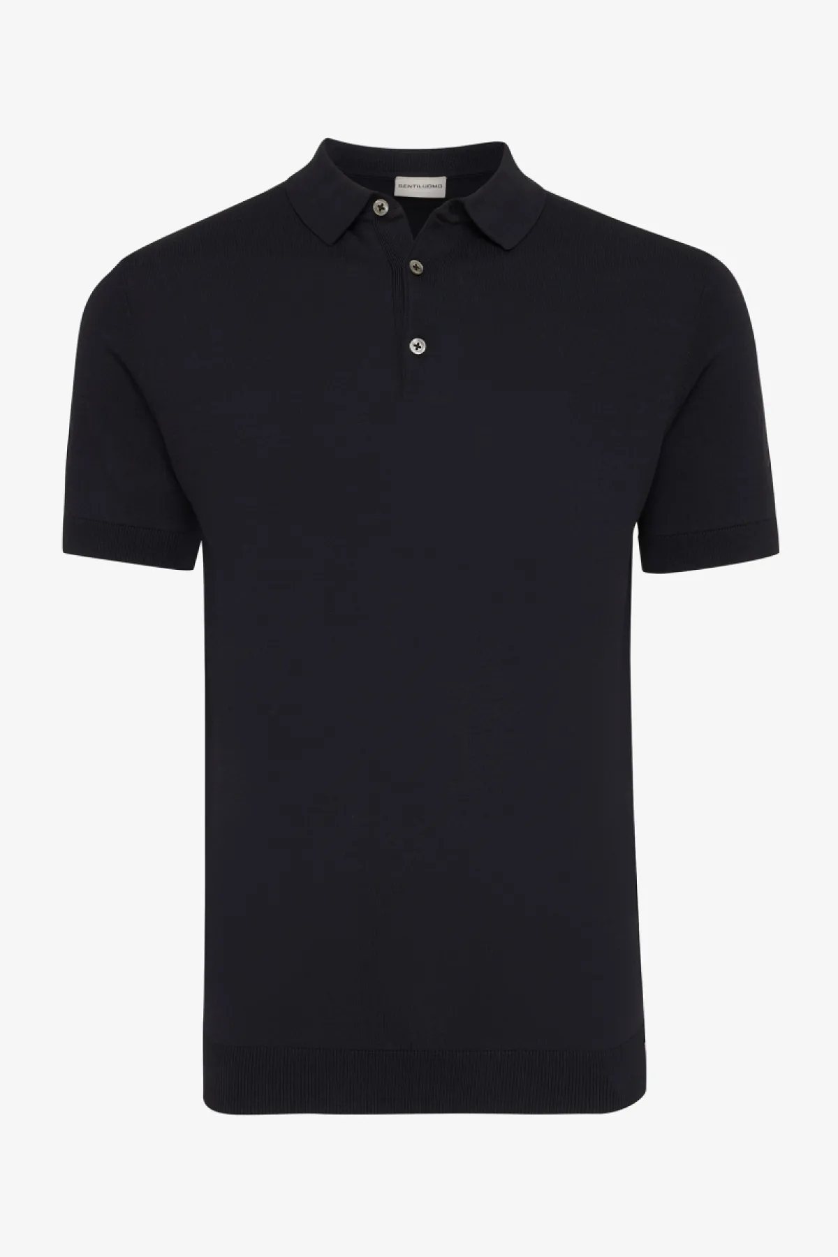 Donkerblauwe polo