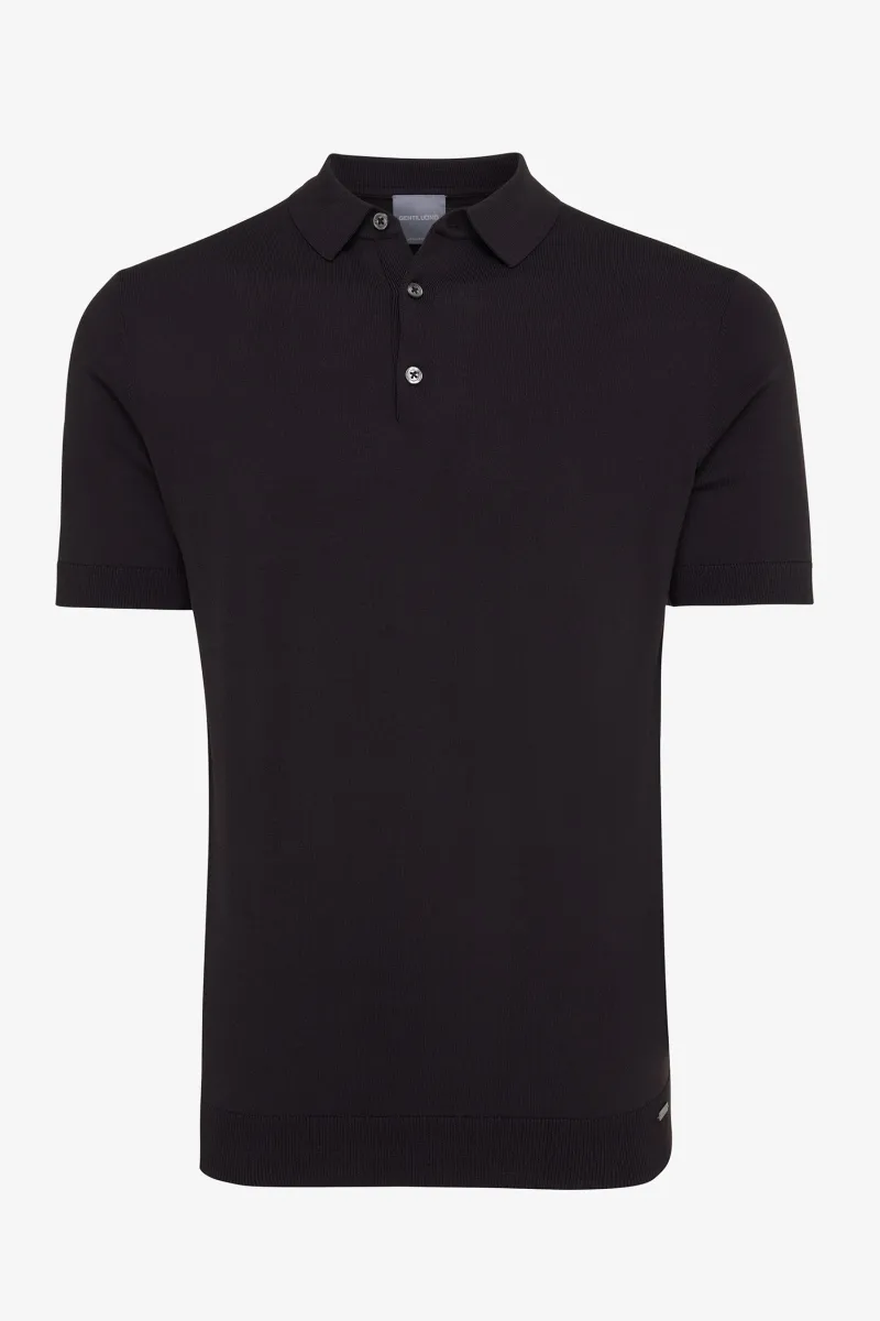 Donkerbruine polo