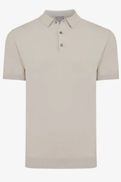 Beige polo