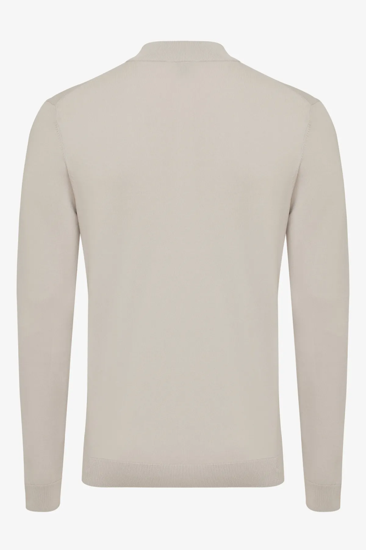 Beige half zip