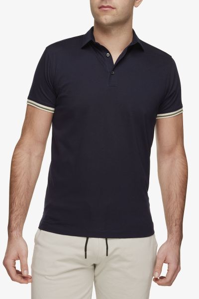 Jersey Polo Donkerblauw