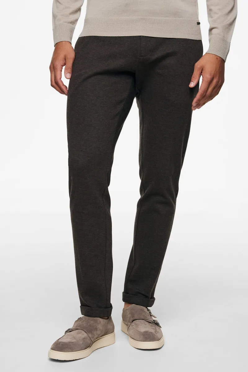 Donkerbruine pantalon Corso