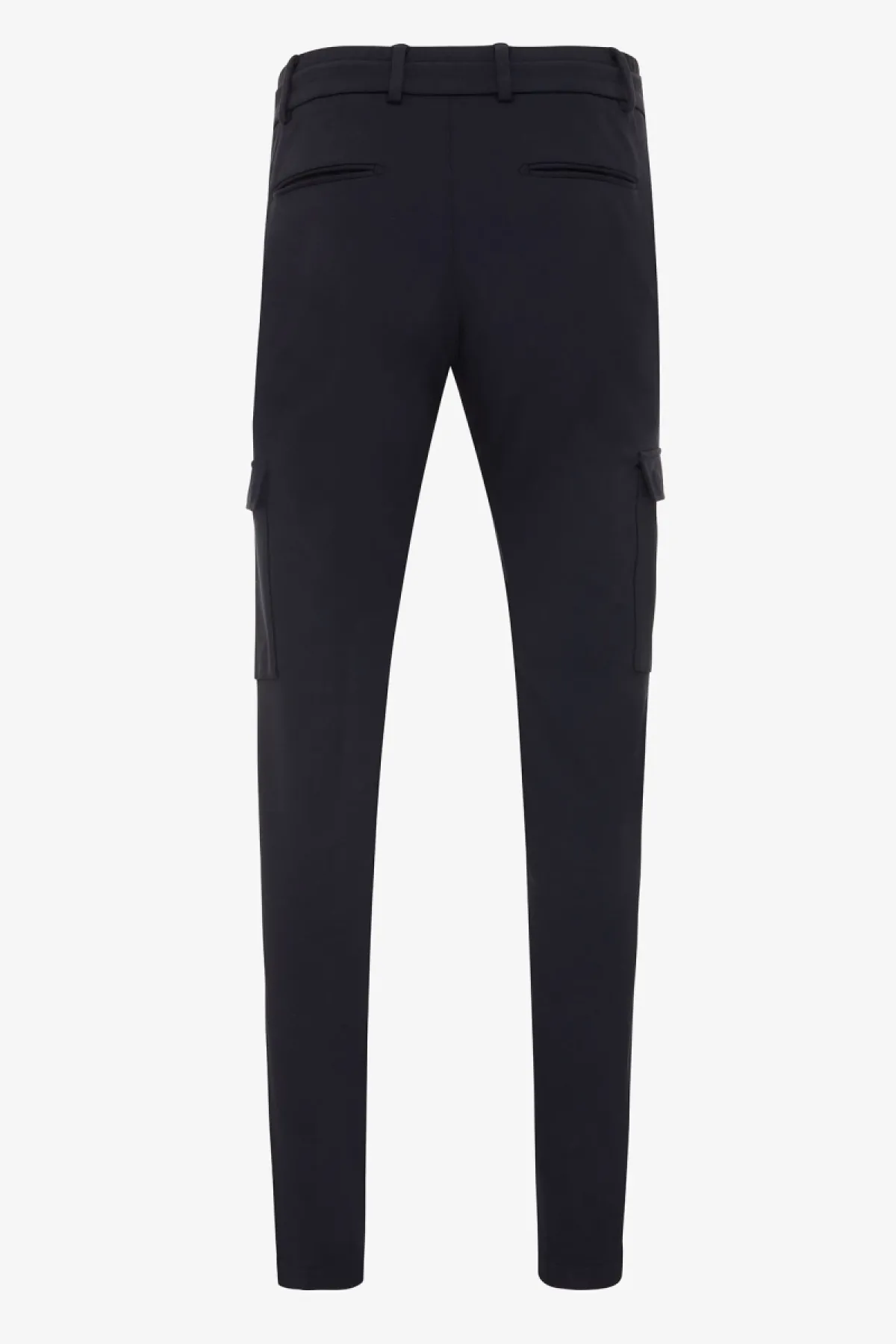 Donkerblauwe cargo broek Gulia