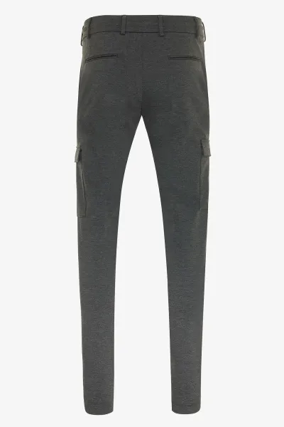 Donkergrijze cargo broek Gulia