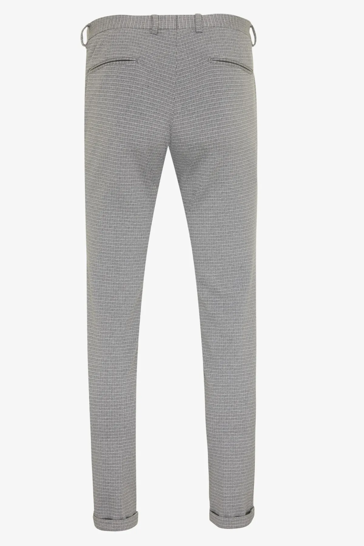 Lichtgrijs broken suit pantalon