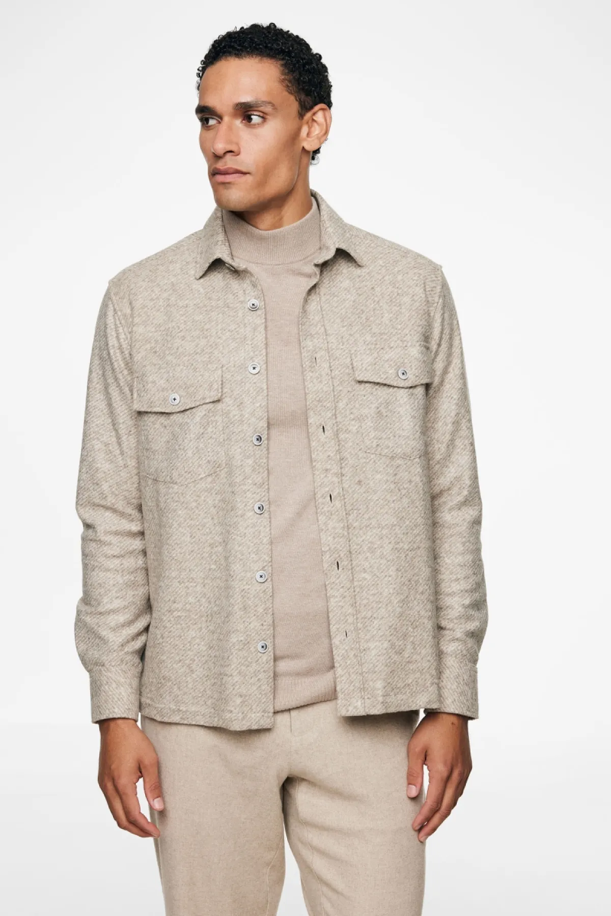 Beige overshirt Veratti