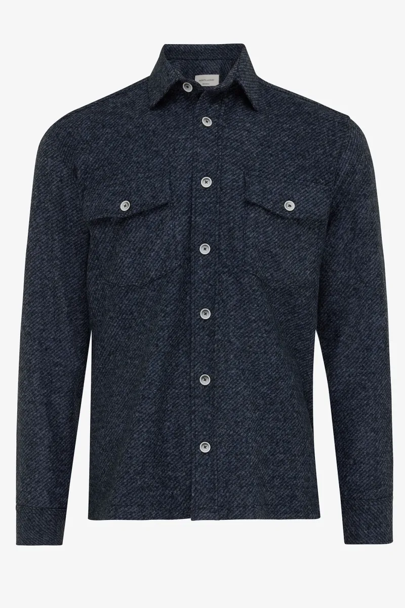 Blauw overshirt Veratti