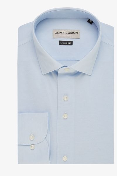 Supreme Jersey Overhemd Lichtblauw