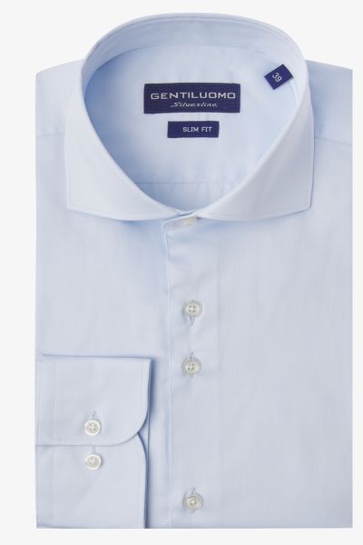 Overhemd Slim-fit Lichtblauw