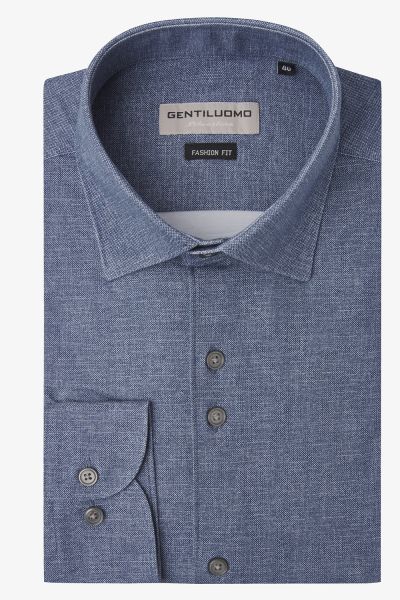 Overhemd Fashion-fit Blauw