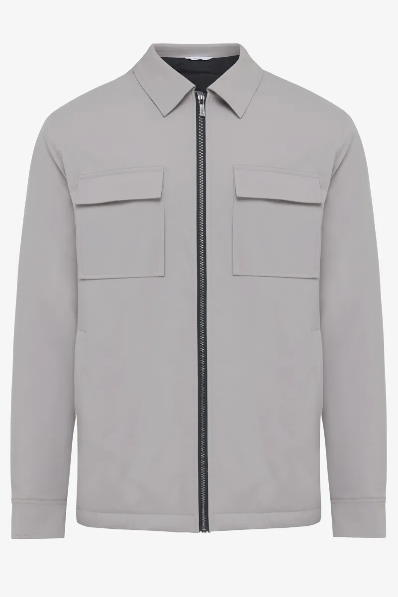 AOSTA SHIRT JACKET - Beige