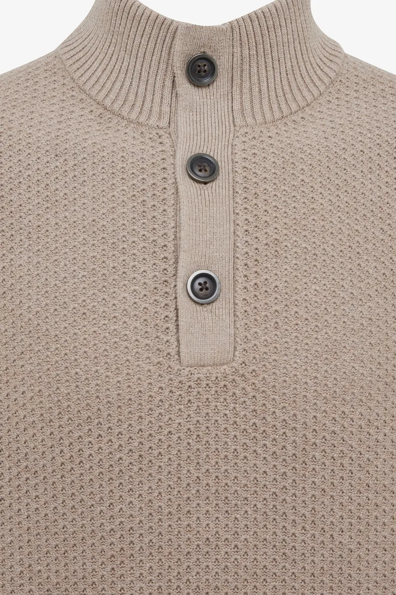 TURTLE 3 BUTTONS - Beige