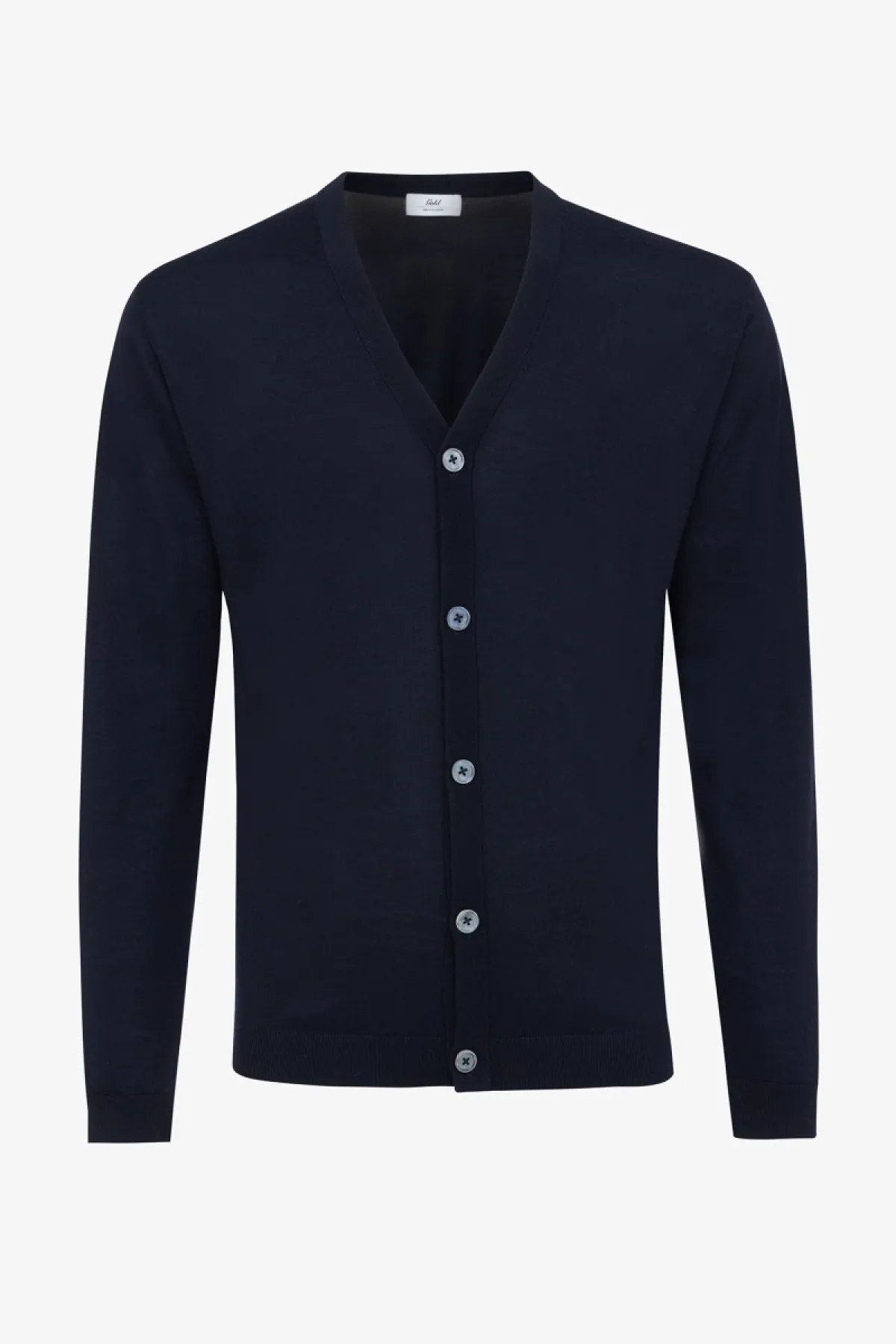 CARDIGAN 5 BUTTONS LS - Donkerblauw